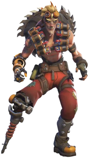 Junkrat portrait — featured in Bruiser Frontline