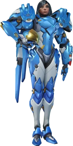 Pharah portrait — featured in Stop floating, start winning: The resource discipline that climbs on Pharah